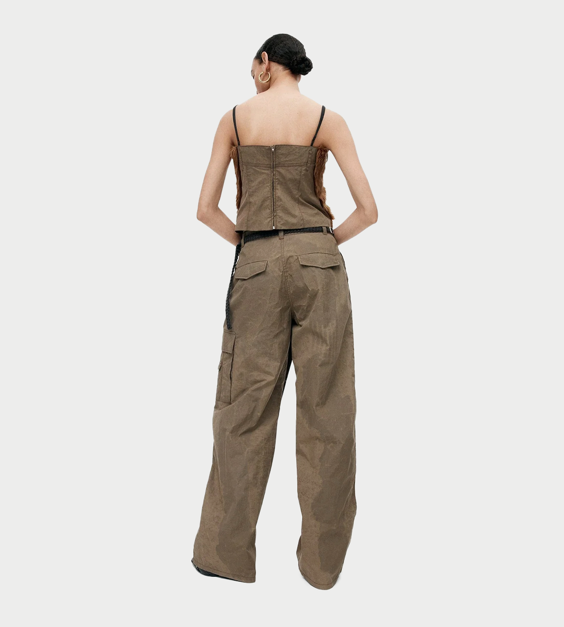 ANDERSSON BELL - Cargo Wrap Pants Taupe