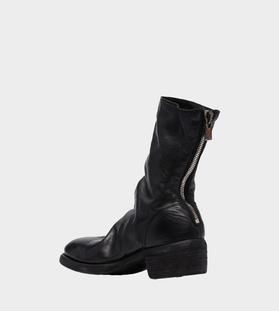 Guidi - 788Z Back Zip Mid Boots Black