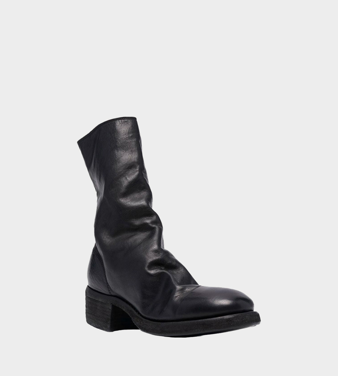 Guidi - 788Z Back Zip Mid Boots Black