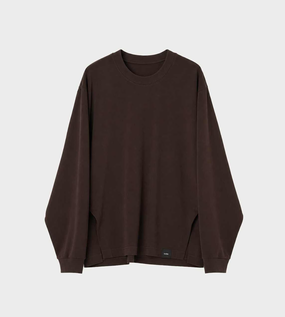 UJOH - Long Sleeve BOX T Chocolate