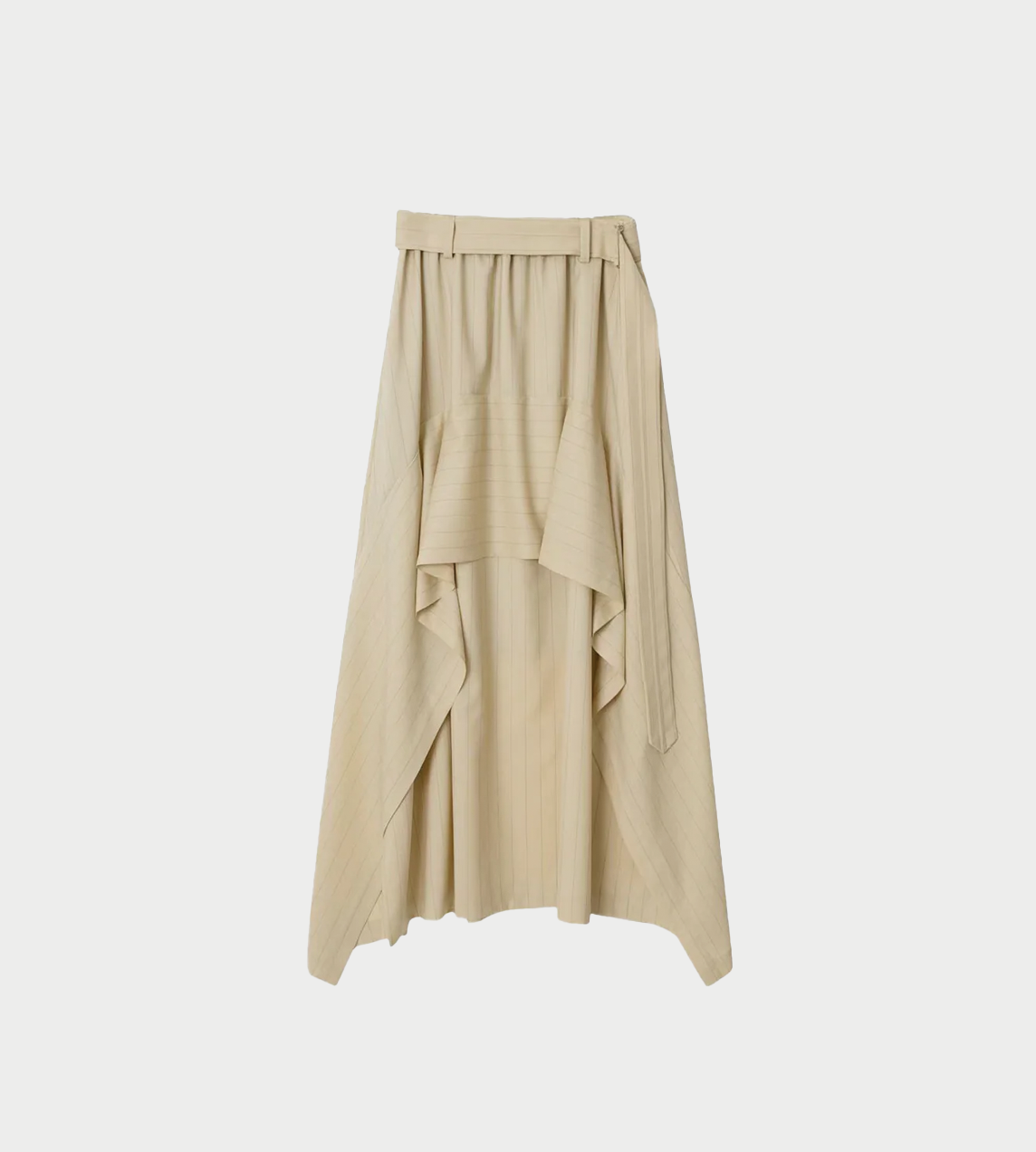 UJOH - Trimming Gathered Skirt Sand