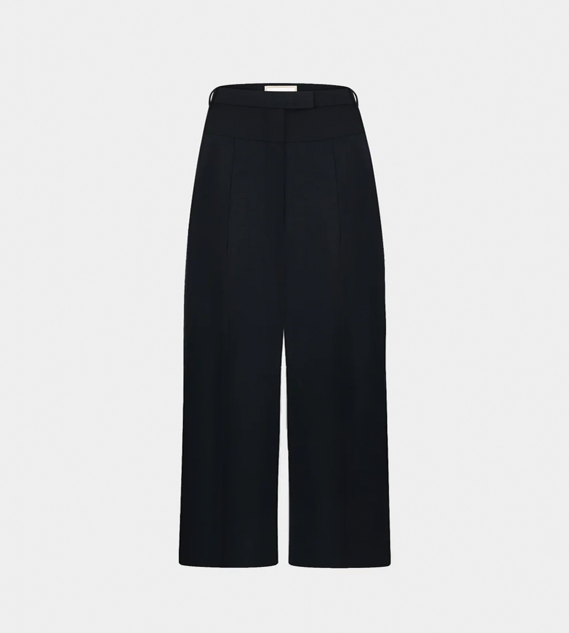 Litkovska - High-Rise Wool Wide-Leg Pants Blk