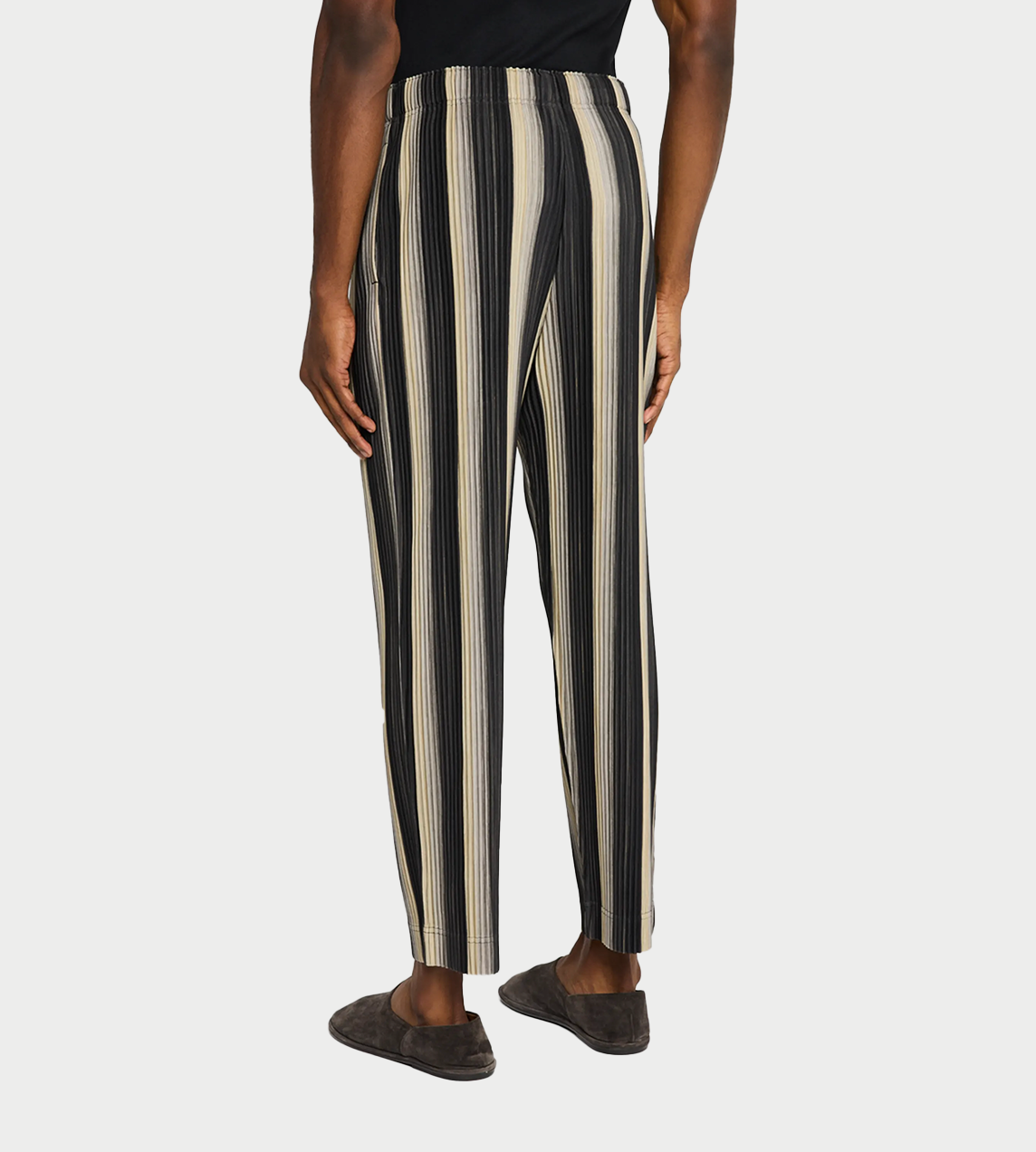 HOMME PLISSE ISSEY MIYAKE - Pleated RB stripes Pants