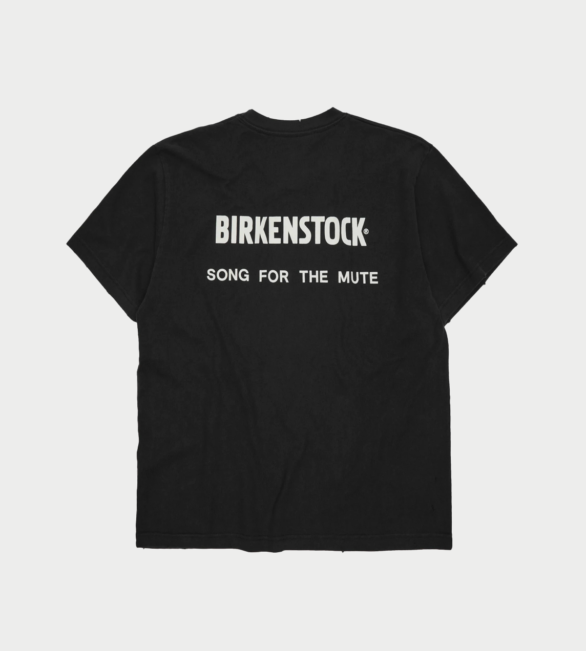 SFTM x Birkenstock "The Rebel" Distressed Tee Blk