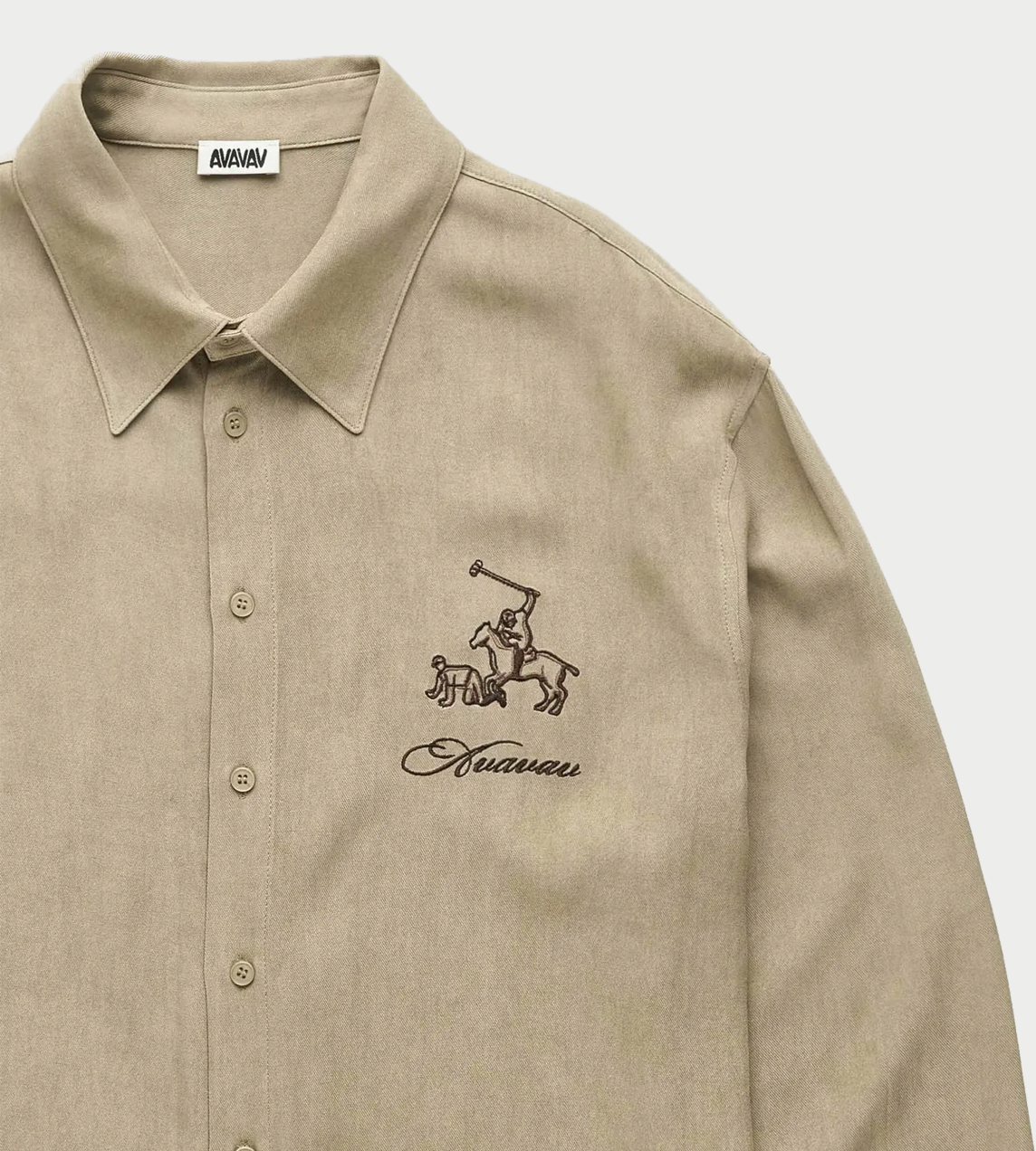 AVAVAV - Sam Shirt Washed Twill Brown