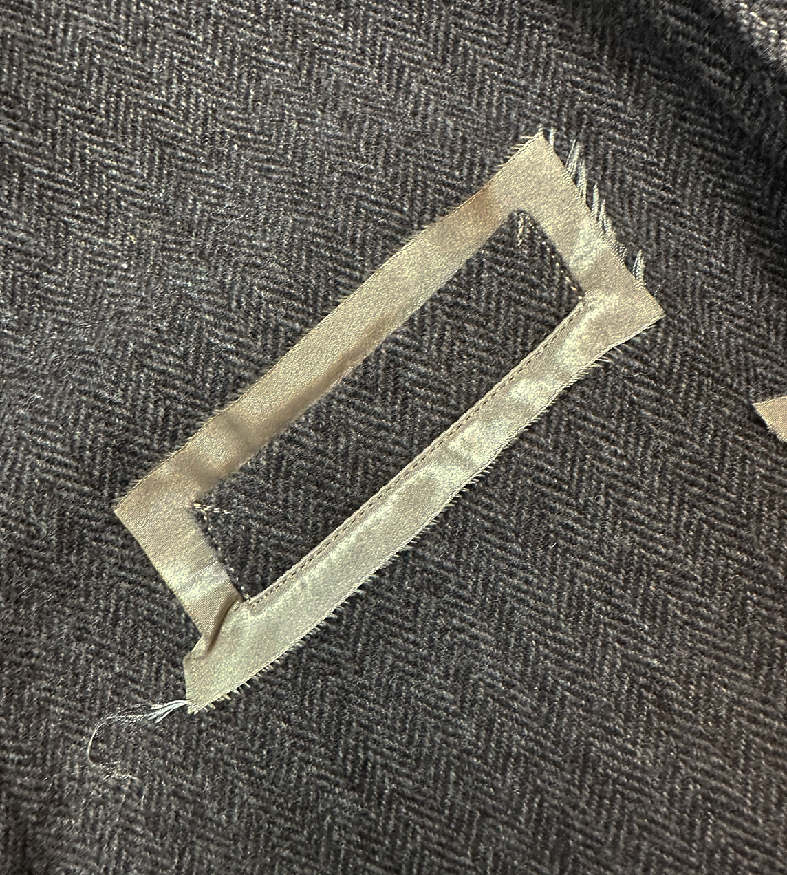 SULVAM - Muherringbone Lined Jacket Brown