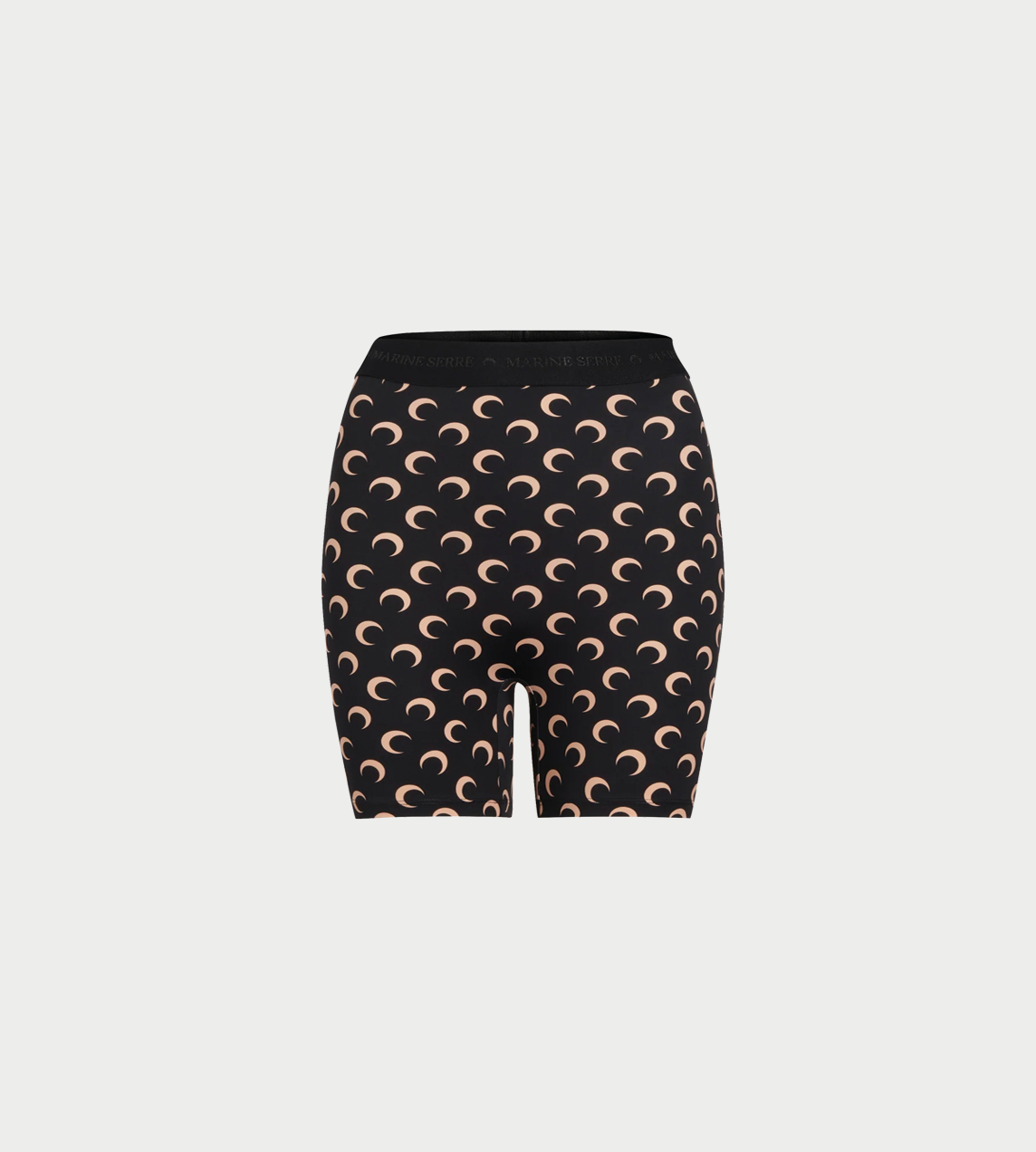 MARINE SERRE - Moon Printed Jersey Biker Shorts Blk