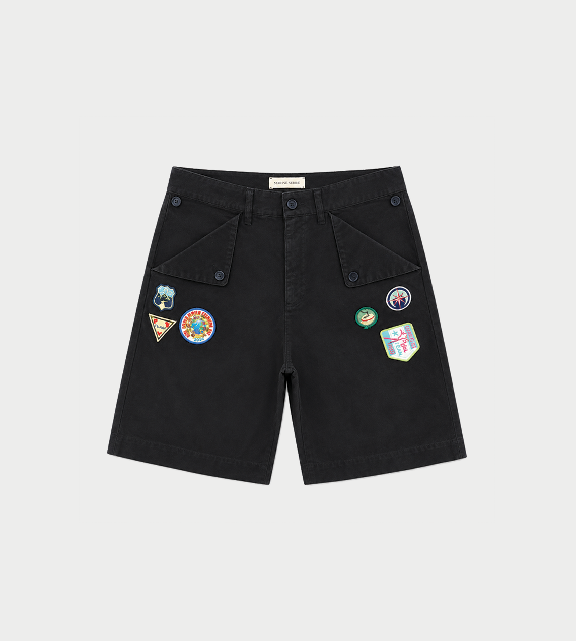 MARINE SERRE - Scout Workwear Bermuda Navy