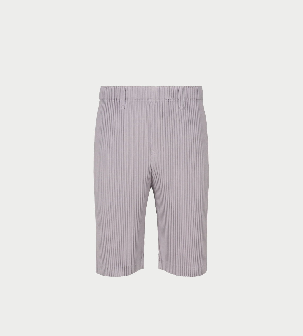 HOMME PLISSE ISSEY MIYAKE - Tailored Pleated Shorts Cloud Gray