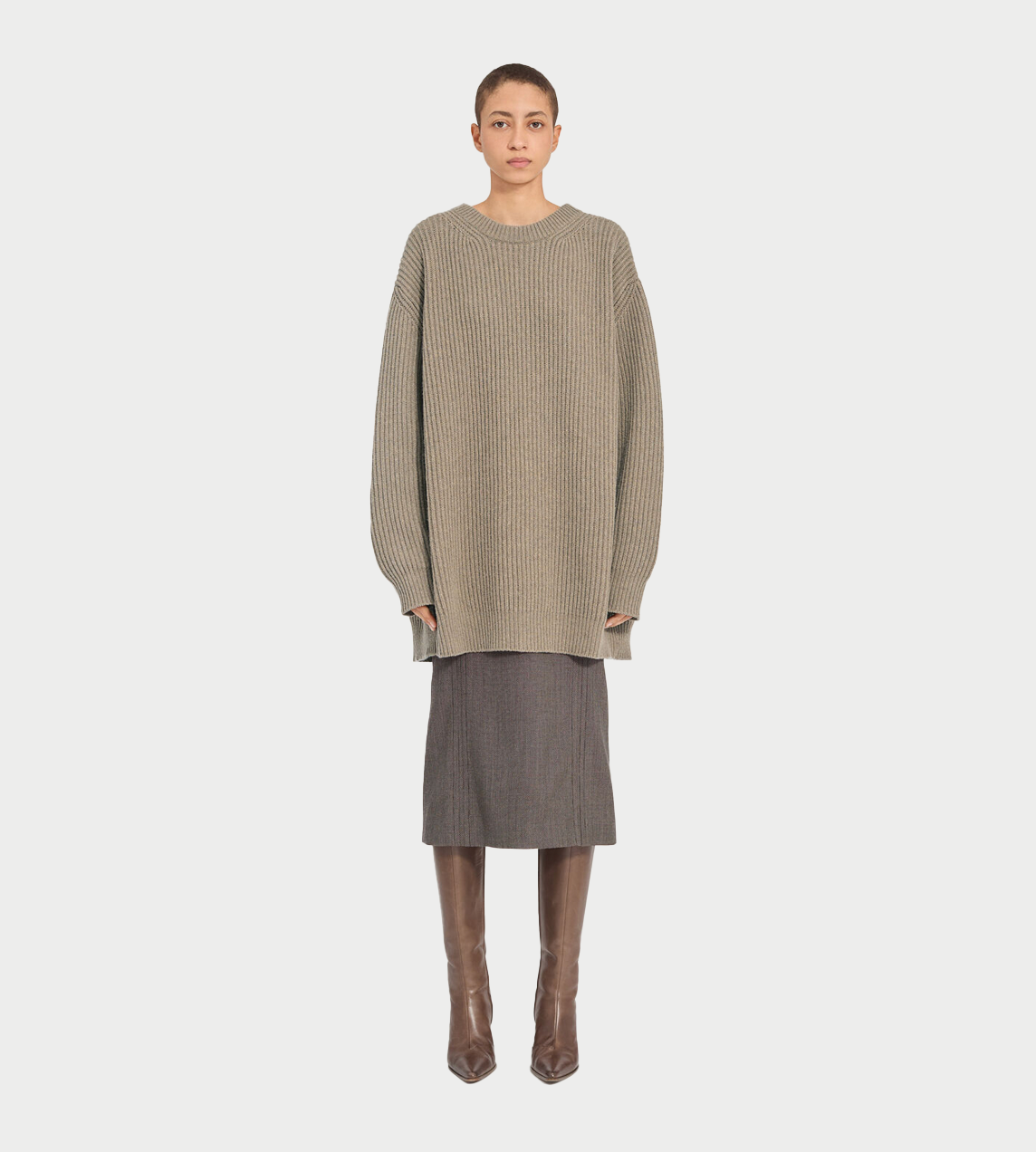 MM6 MAISON MARGIELA - Wool-blended Sweater Beige