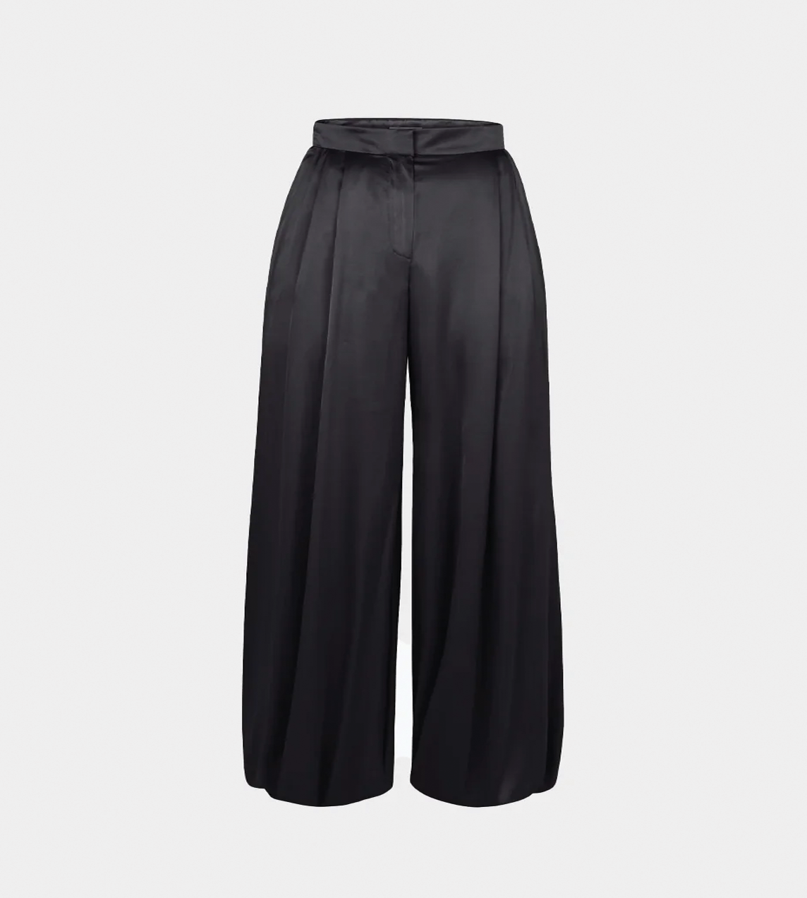 NINA RICCI - Pantalon Satin Pants Blk