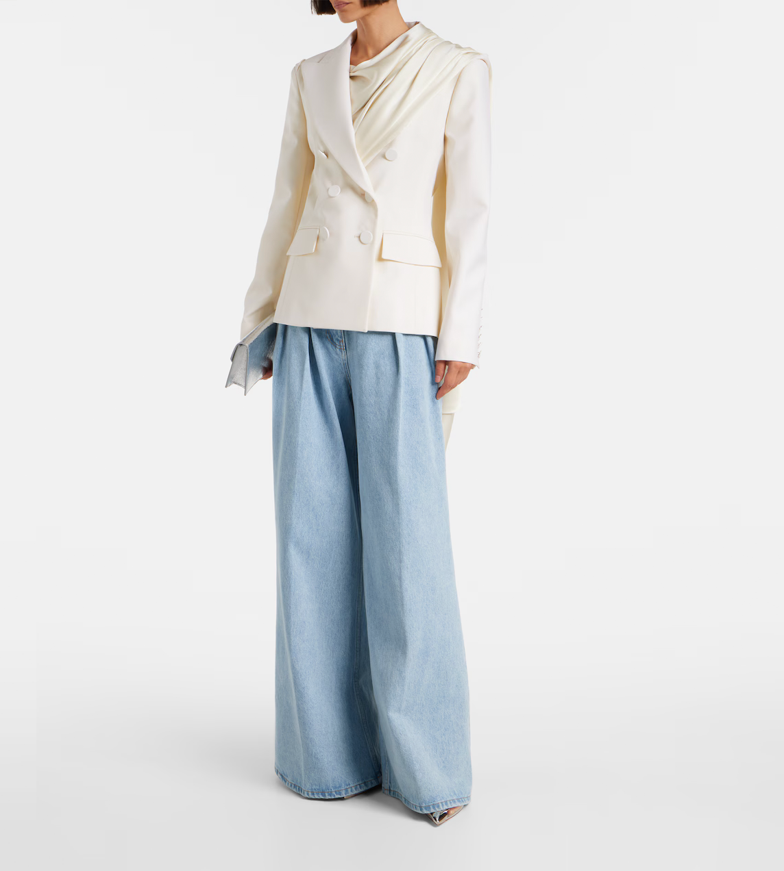 NINA RICCI - Wide Leg Jeans Blue