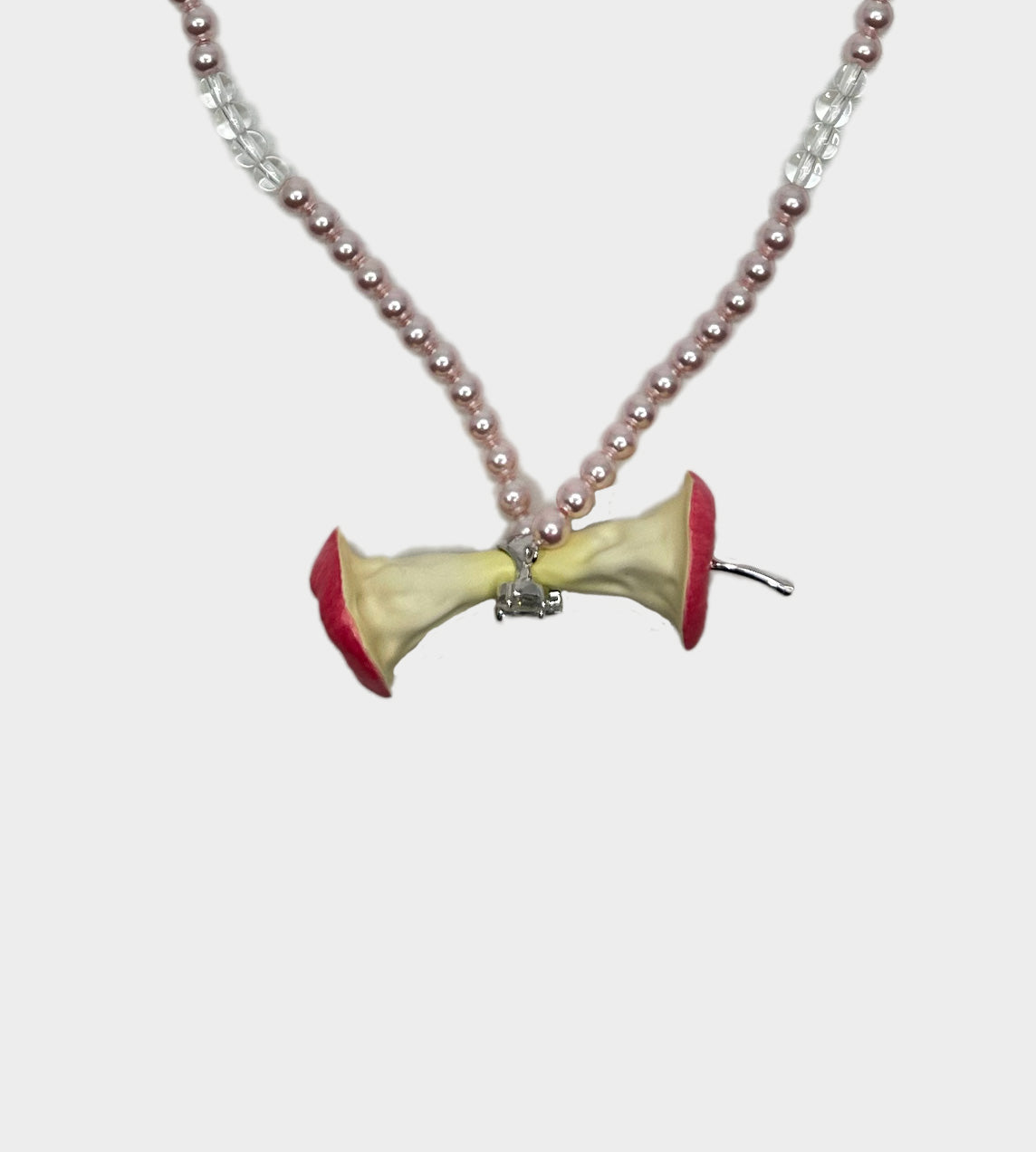 YVMIN - Apple Core Pearl Necklace