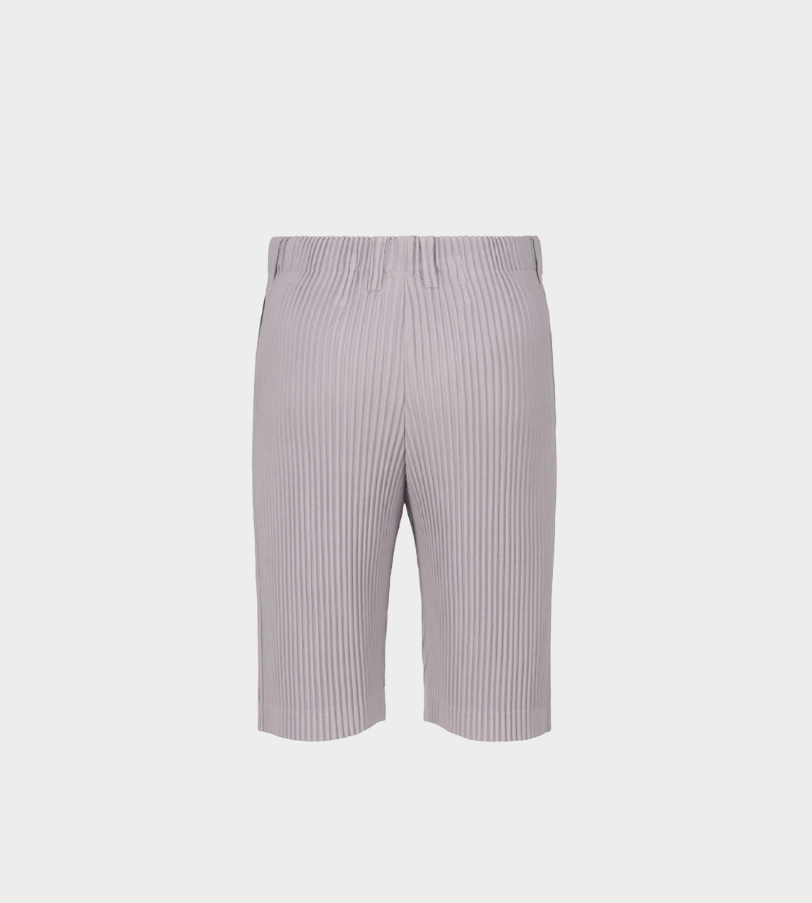 HOMME PLISSE ISSEY MIYAKE - Tailored Pleated Shorts Cloud Gray