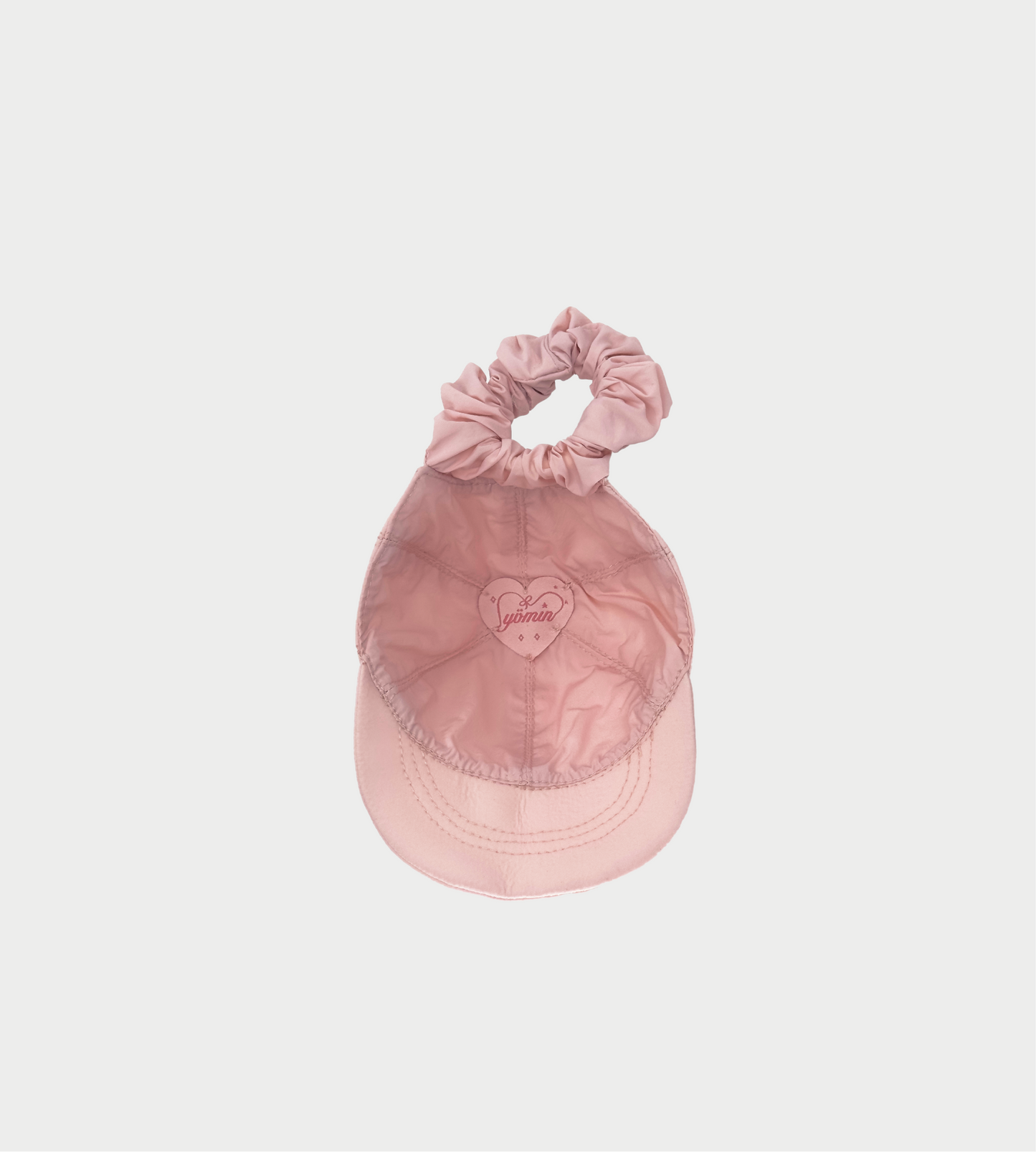 YVMIN - Fabric Hat Hair Tie Pink