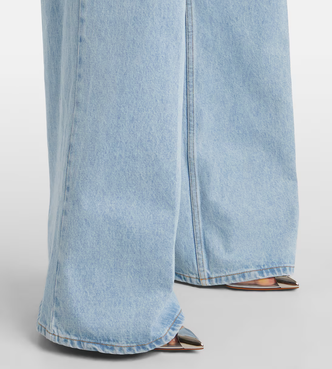 NINA RICCI - Wide Leg Jeans Blue