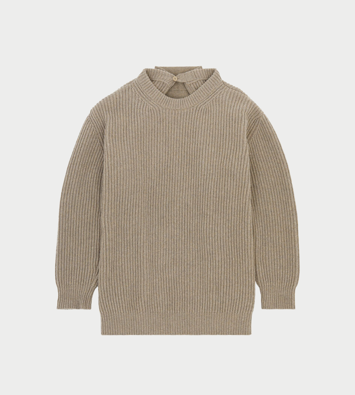 MM6 MAISON MARGIELA - Wool-blended Sweater Beige