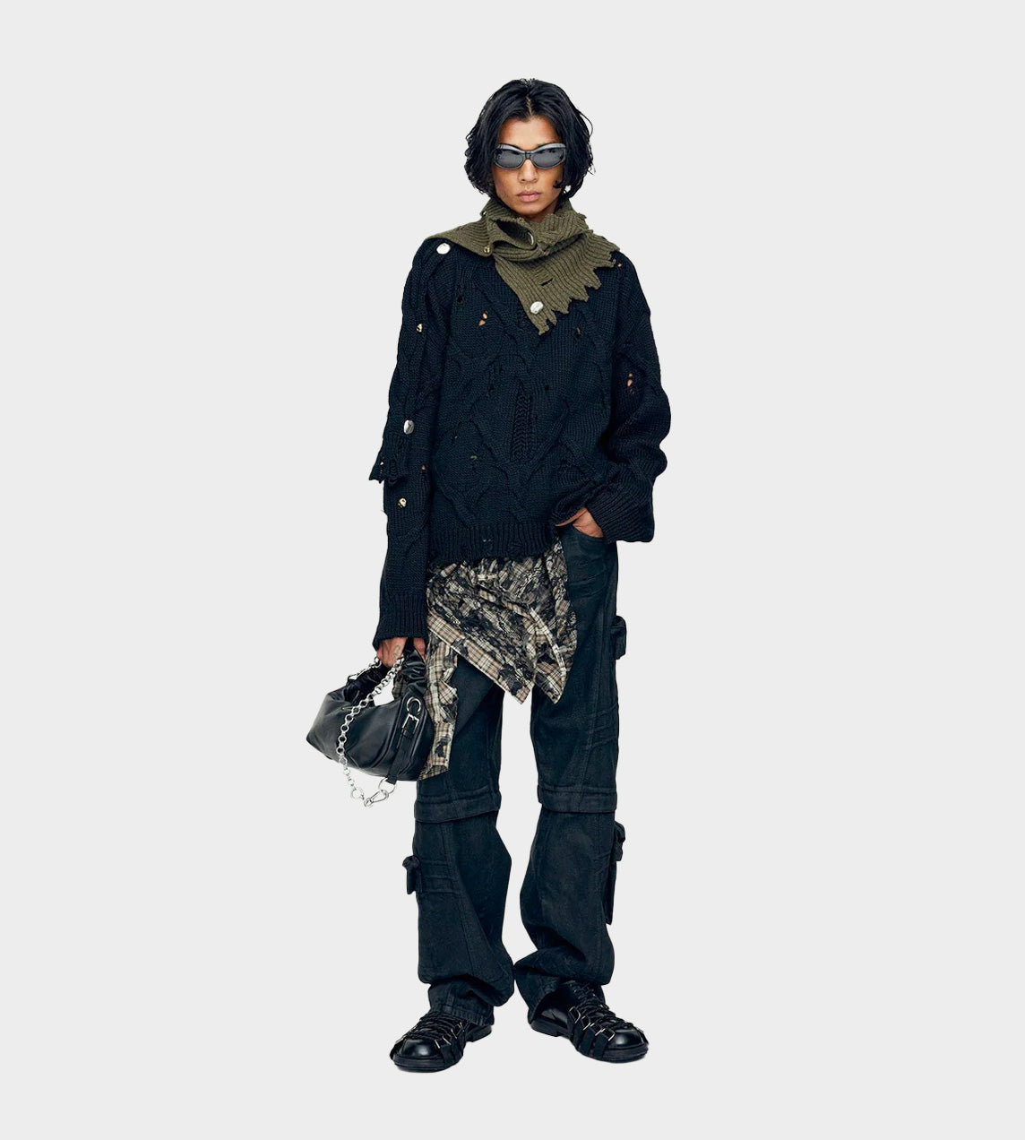 ANDERSSON BELL - Roghen Wool Neck Warmer Green