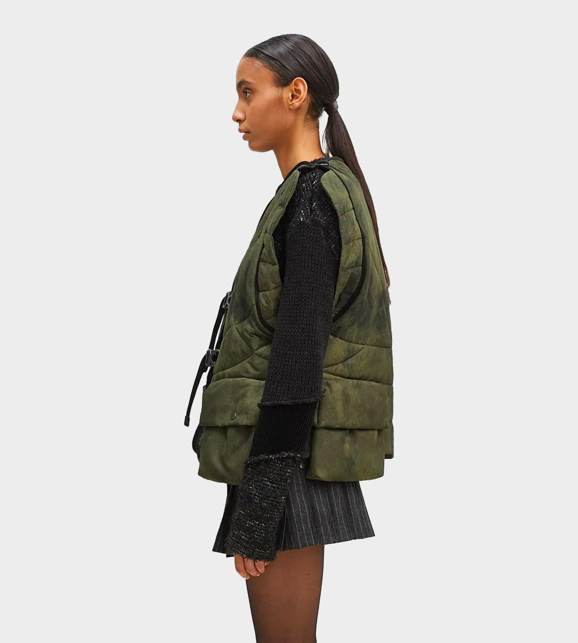 ANDERSSON BELL - Marble Padded Vest Green
