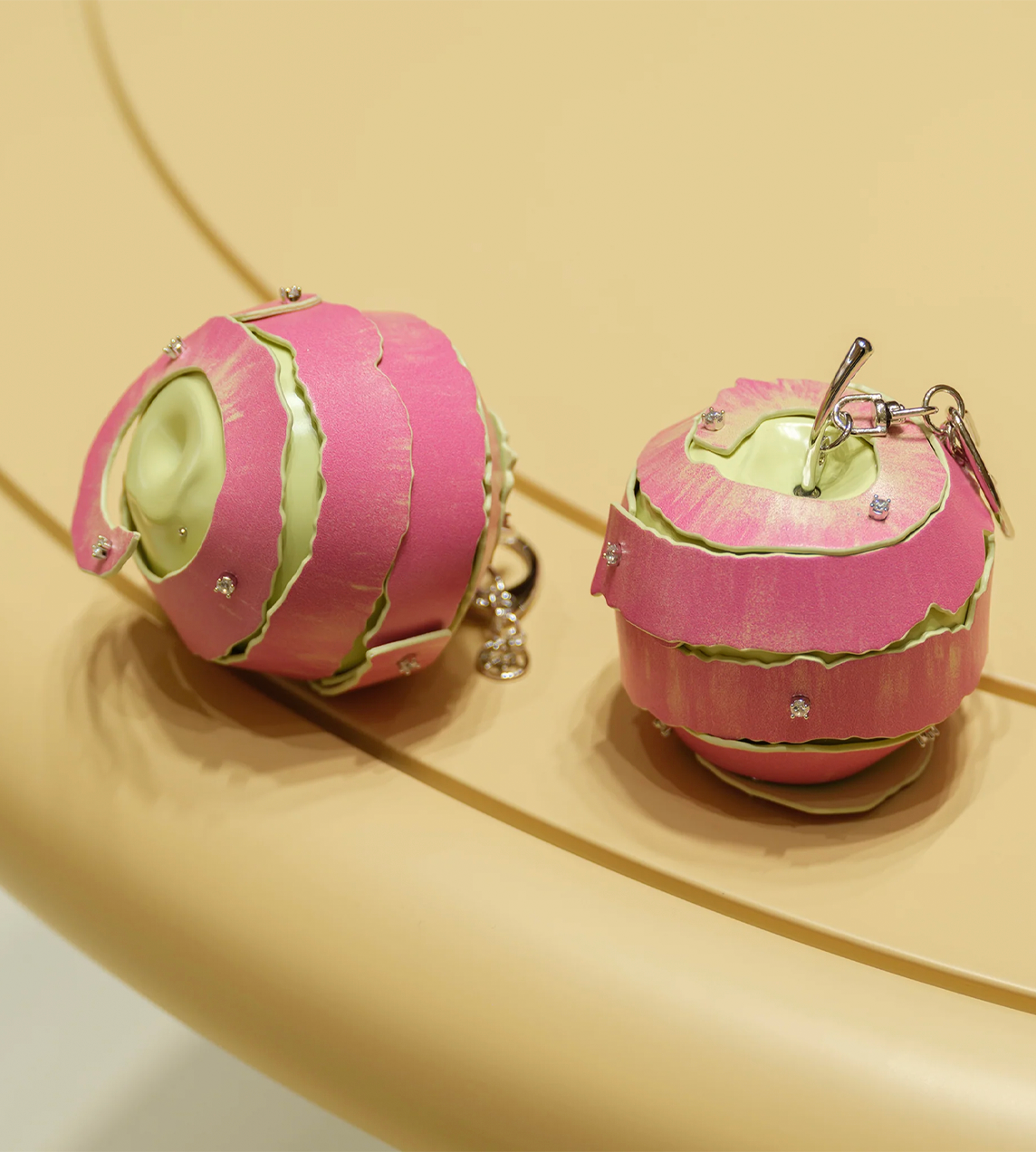 Apple Peel Charm Red