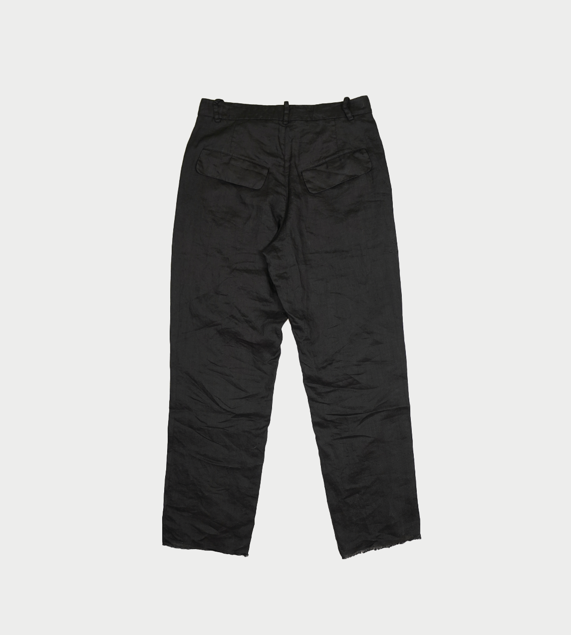 Masnada - Relax-fit Ram Pants Blk