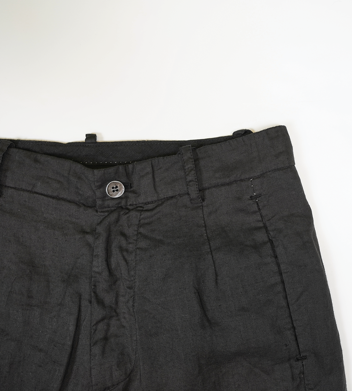 Masnada - Relax-fit Ram Pants Blk