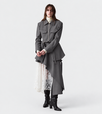 UJOH - Zip Jacket Steel Grey