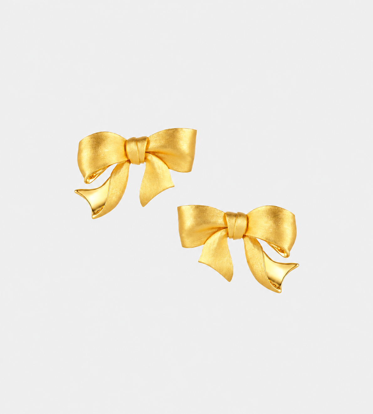 YVMIN - Yvmin X Shushu/Tong Gift Bowknot Earring Gold