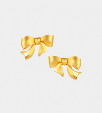 YVMIN - Yvmin X Shushu/Tong Gift Bowknot Earring Gold