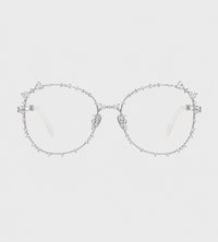 YVMIN - Bitter Salty Glaze Large Frame Glasses Silver