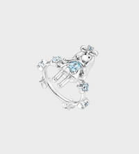 YVMIN - Mini Girl Star Ring Blue