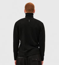Giovanni Cavagna - Cashmere Turtleneck Top Black