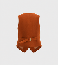 INTO THE EAST - Corduroy Vest Orange
