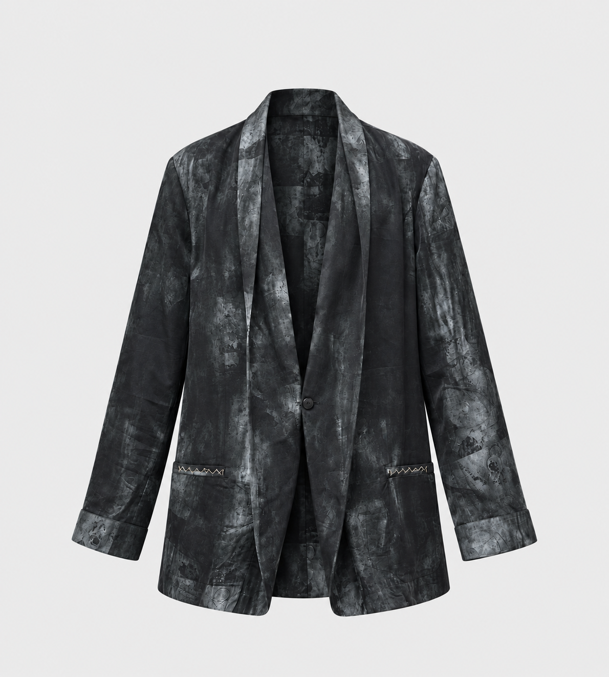 Giovanni Cavagna - Reversible Pompeii Print Blazer Blk/Grey