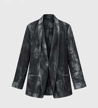 Giovanni Cavagna - Reversible Pompeii Print Blazer Blk/Grey