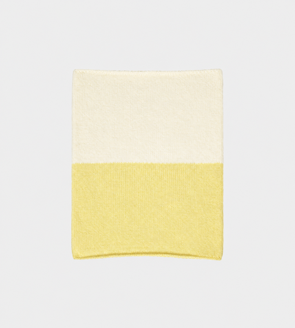 HOMME PLISSE ISSEY MIYAKE - Winter Gear Color Block Neck Warmer Yellow