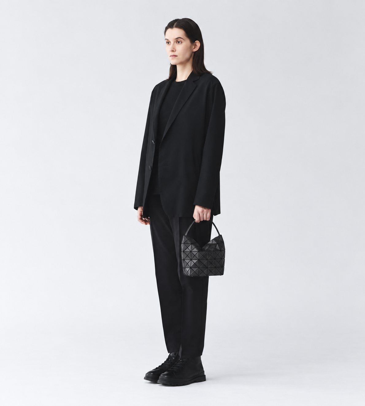 BAOBAO ISSEY MIYAKE - Valley Small Handbag Matte Black