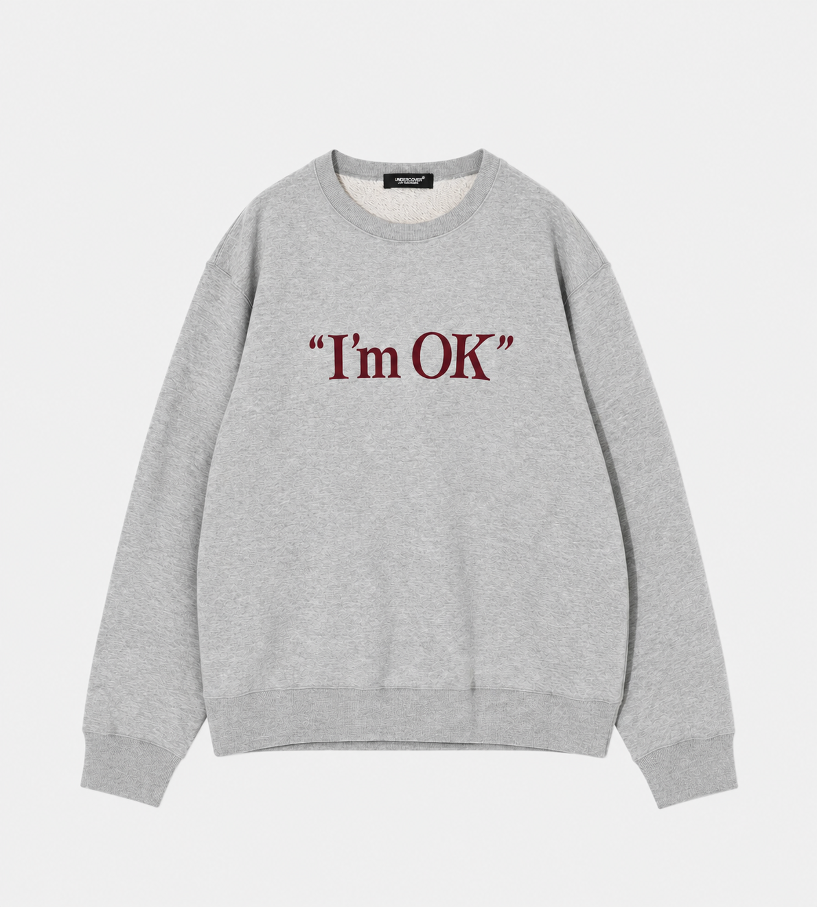 UNDERCOVER - “I’m OK” Graphic Sweatshirt Grey