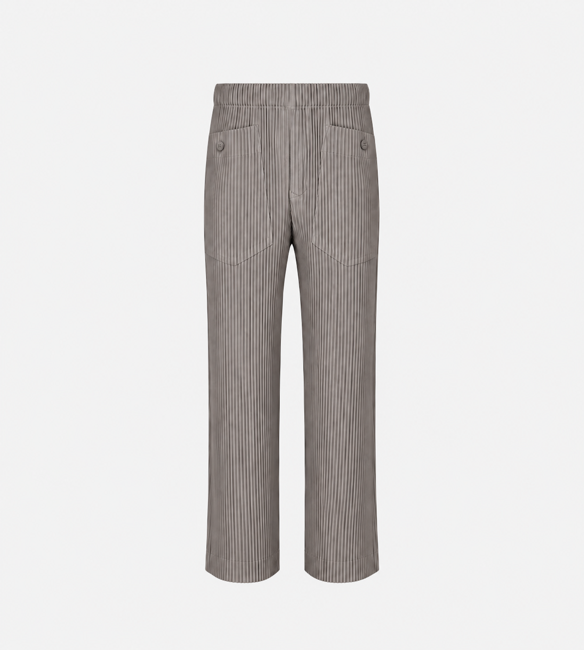 HOMME PLISSE ISSEY MIYAKE - Monthly Colors Straight-Leg Pants Dim Gray