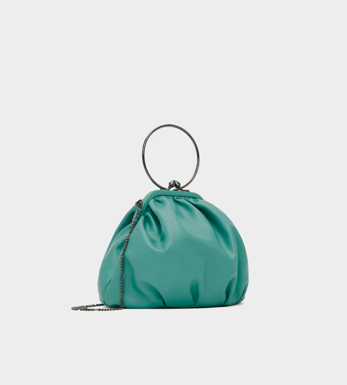 Discord Yohji - Drape Clasp Pouch Mint.Green