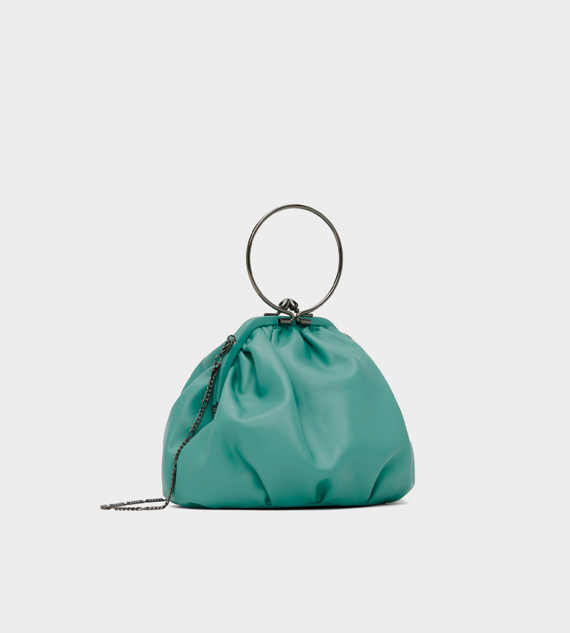 Discord Yohji - Drape Clasp Pouch Mint.Green