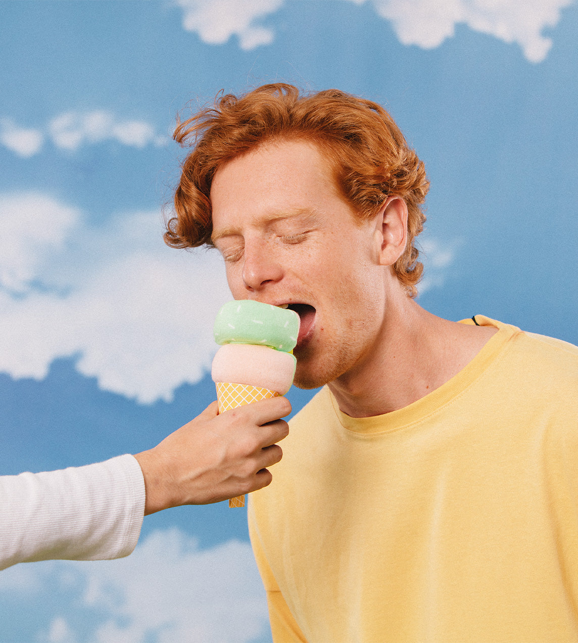 EAT MY SOCKS - Dolce Gelato Socks Pink Green - 1 Pair