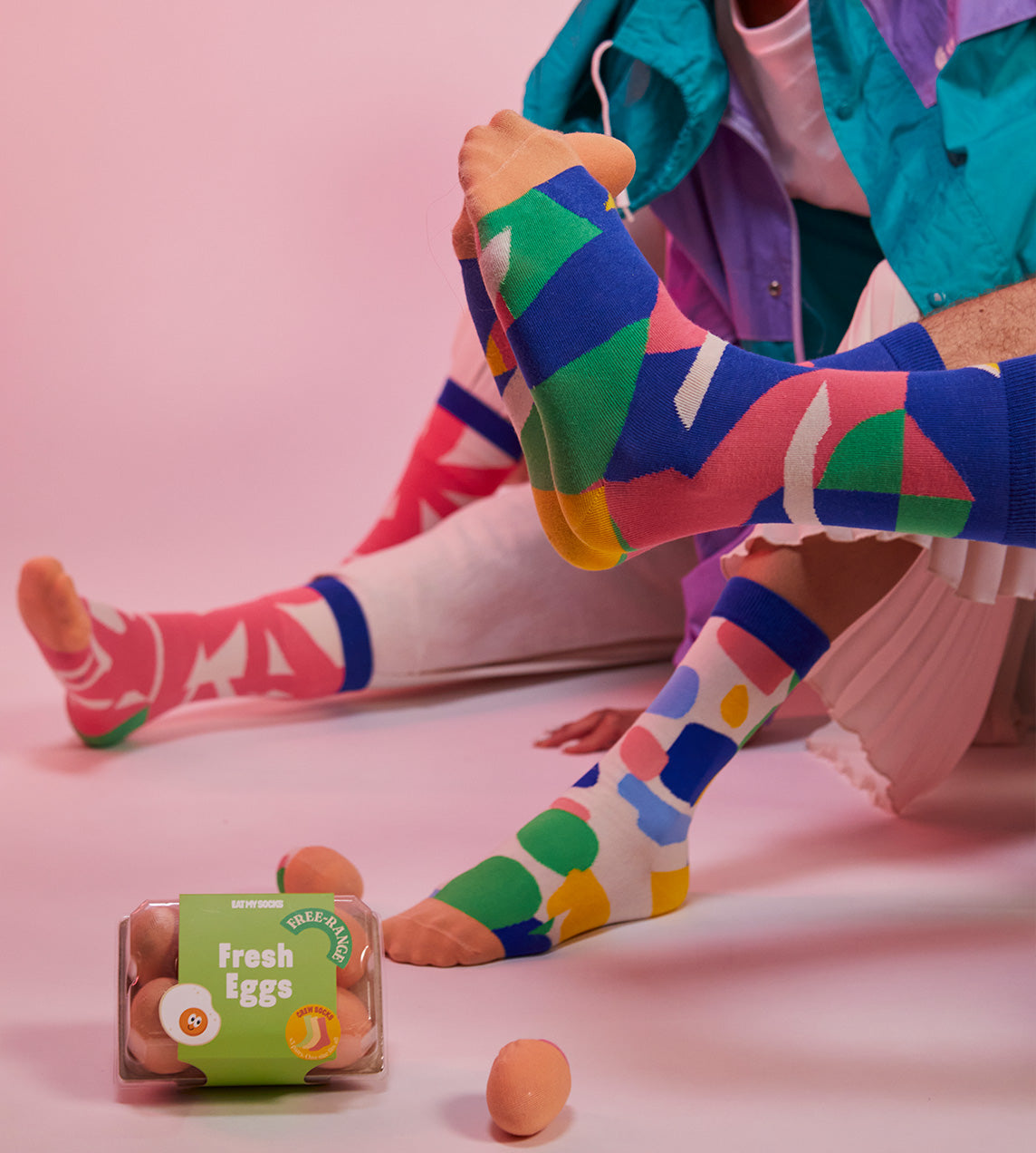 EAT MY SOCKS - Fresh Eggs Socks - 3 Pairs