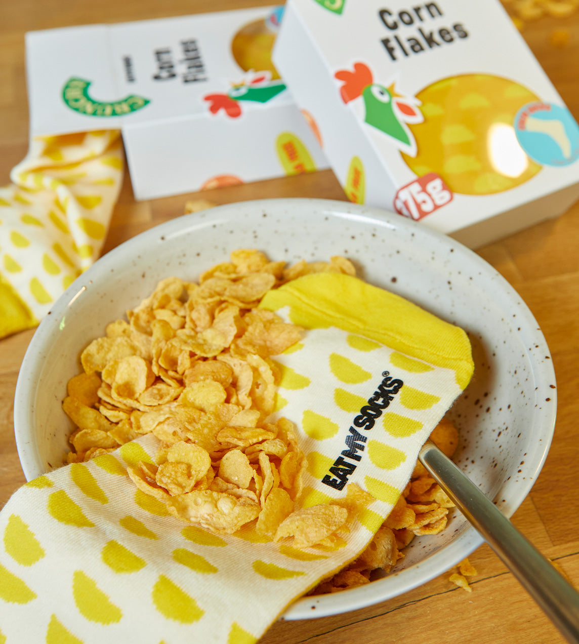 EAT MY SOCKS - Corn Flakes Socks - 1 Pair