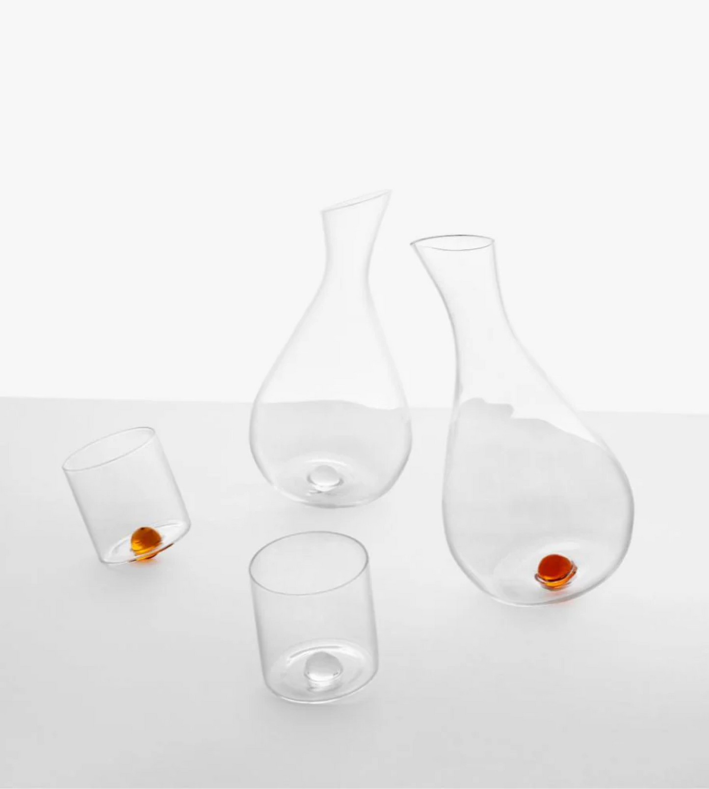 Tilting Tumbler Dot Amber