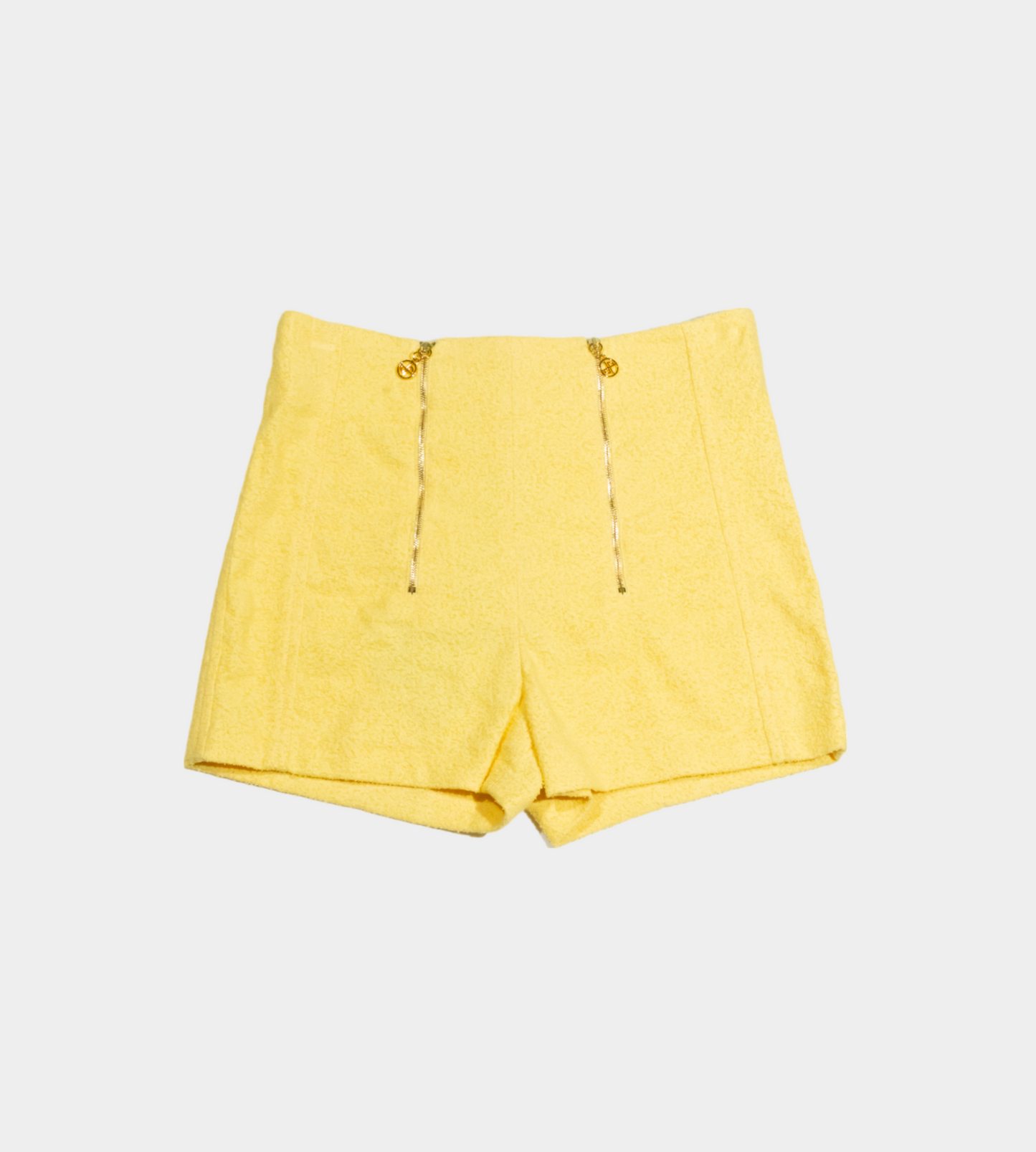 Patou - Zipper Mini Shorts Mimosa