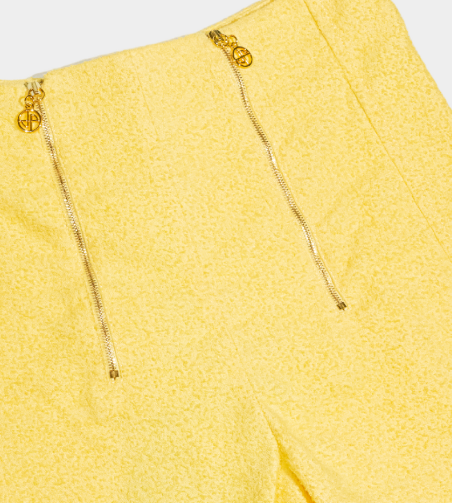 Patou - Zipper Mini Shorts Mimosa