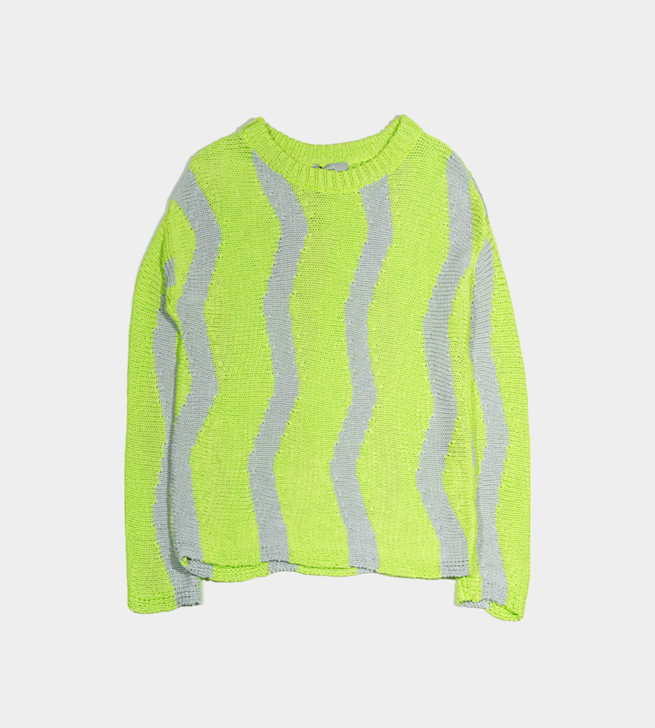 Serapis - Waves Sweater Lime