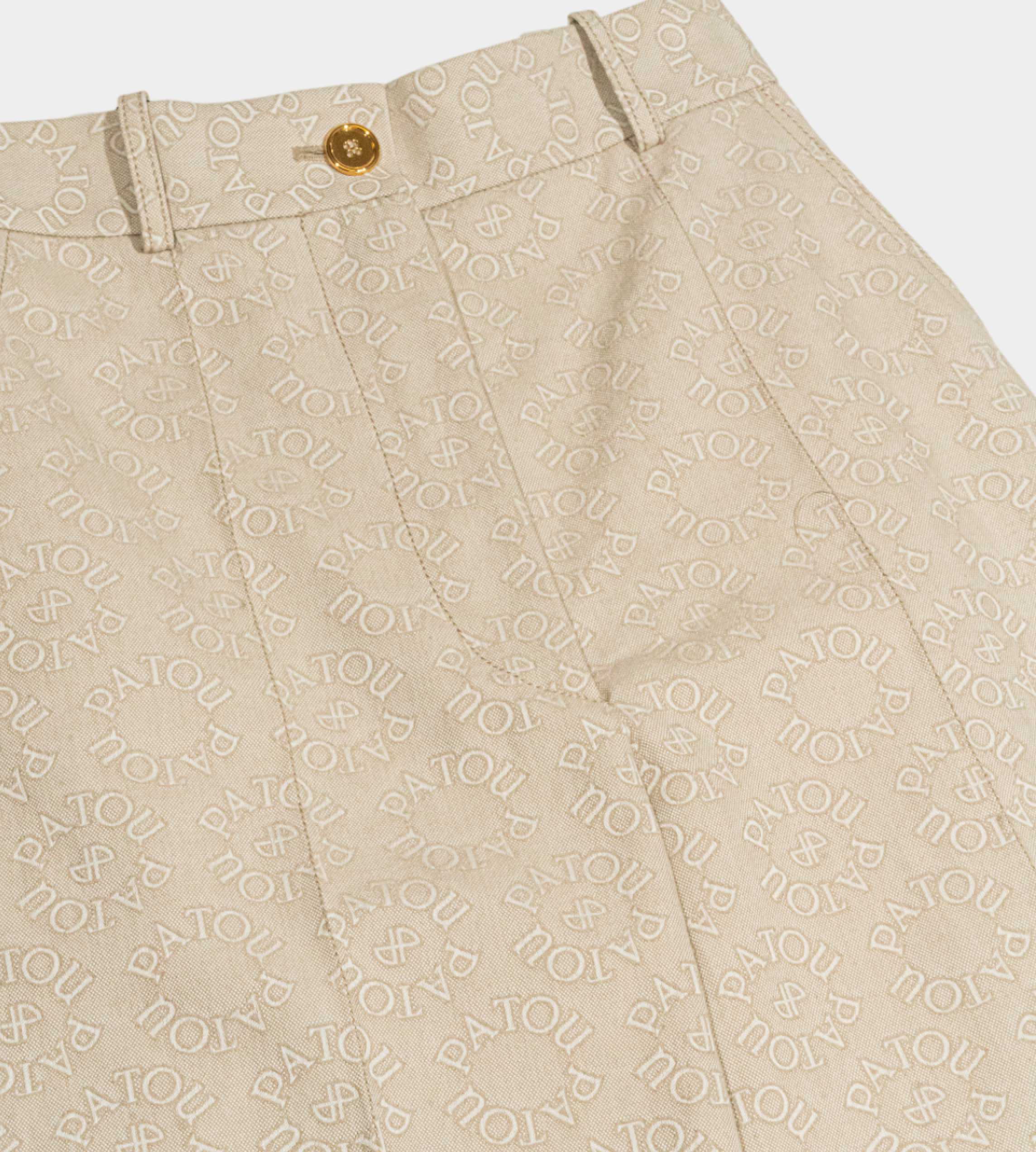 Patou - Medallion Jacquard Trousers Beige