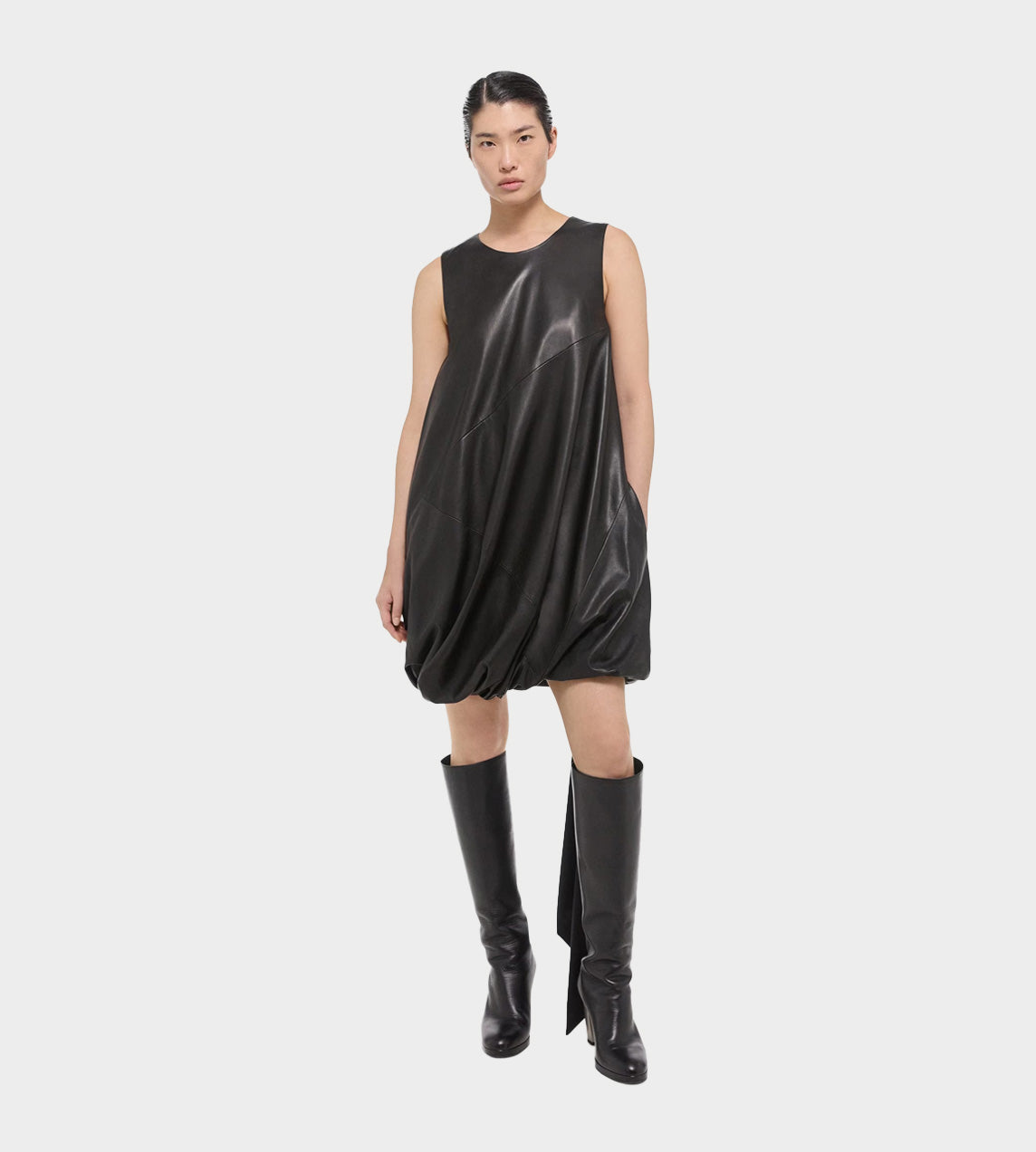 Helmut Lang - Nappa Bubble Dress Black